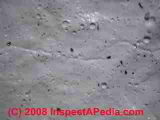 Paint lab Photograph of sample of failed paint